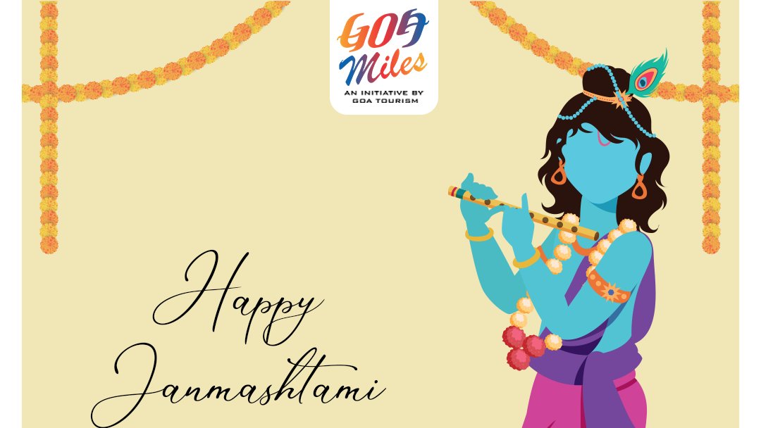 GOAMILES1's tweet photo. Let there be love, happiness and laughter in your life with Lord #Krishna’s blessings. Wishing you & your family a blessed #Janmashtami.
#GoaMiles #goa #TaxiInGoa #Goavibes #TakeMeToGoa #janmashtmi2020 #happyjanmashtami #janmashtmispecial #radheradhe #jaishreekrishna #janmashtami https://t.co/Sdjt3UopmN