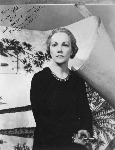 Women writers looking bored and holding a cigarette, part 37 in a series: Katherine Anne Porter