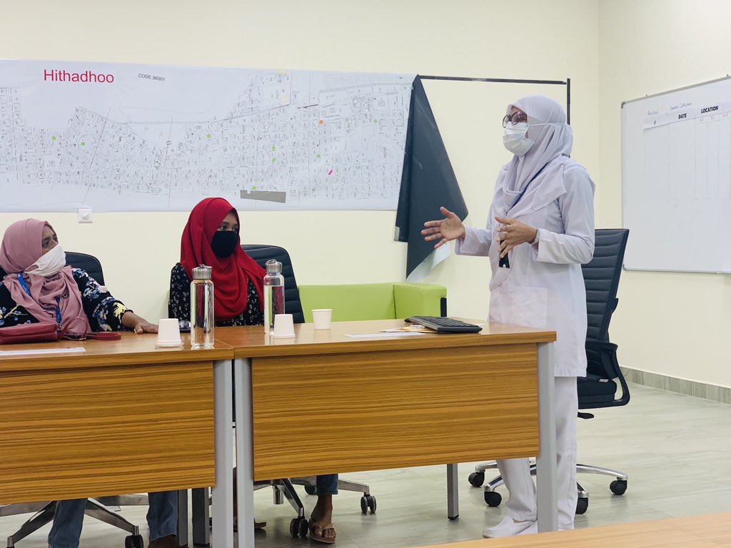 Meeting held today with clinics of Addu City to discuss Covid response procedures. <a href="/HPA_MV/">Health Protection Agency</a> <a href="/HPA_MV/">Health Protection Agency</a> <a href="/AdduCityCouncil/">Addu City Council</a> <a href="/AdduMedicity/">Addu Medicity</a> <a href="/aimsclinic/">Aims Clinic</a>