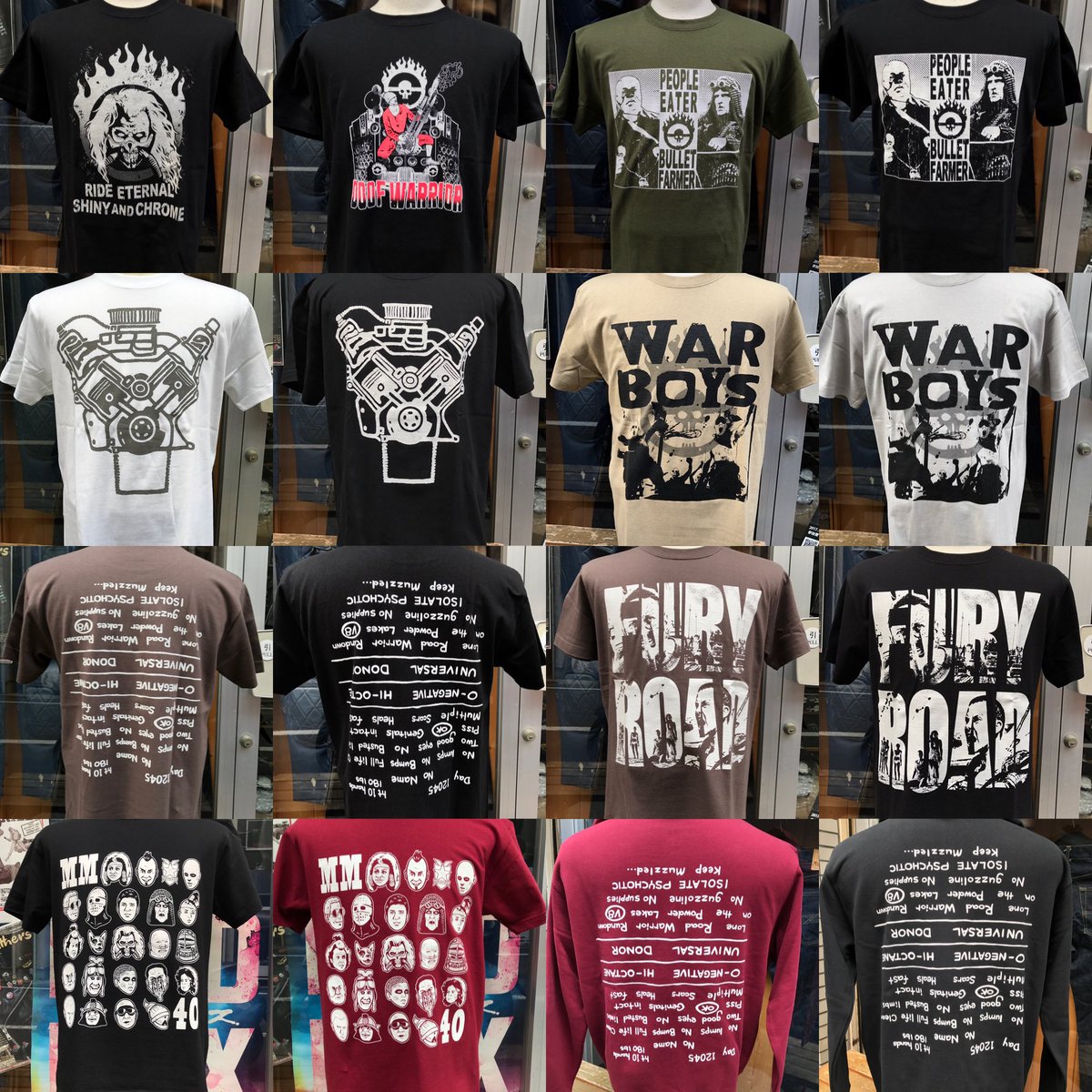ゴリラ Twitterren 暑い夏 はマッドなtシャツで楽しく過ごそう そして9月12日を待て Tシャツ各税込み3 300円 S Xl マッドマックス Madmax 革ジャン フライトジャケット ライダースジャケット バイク