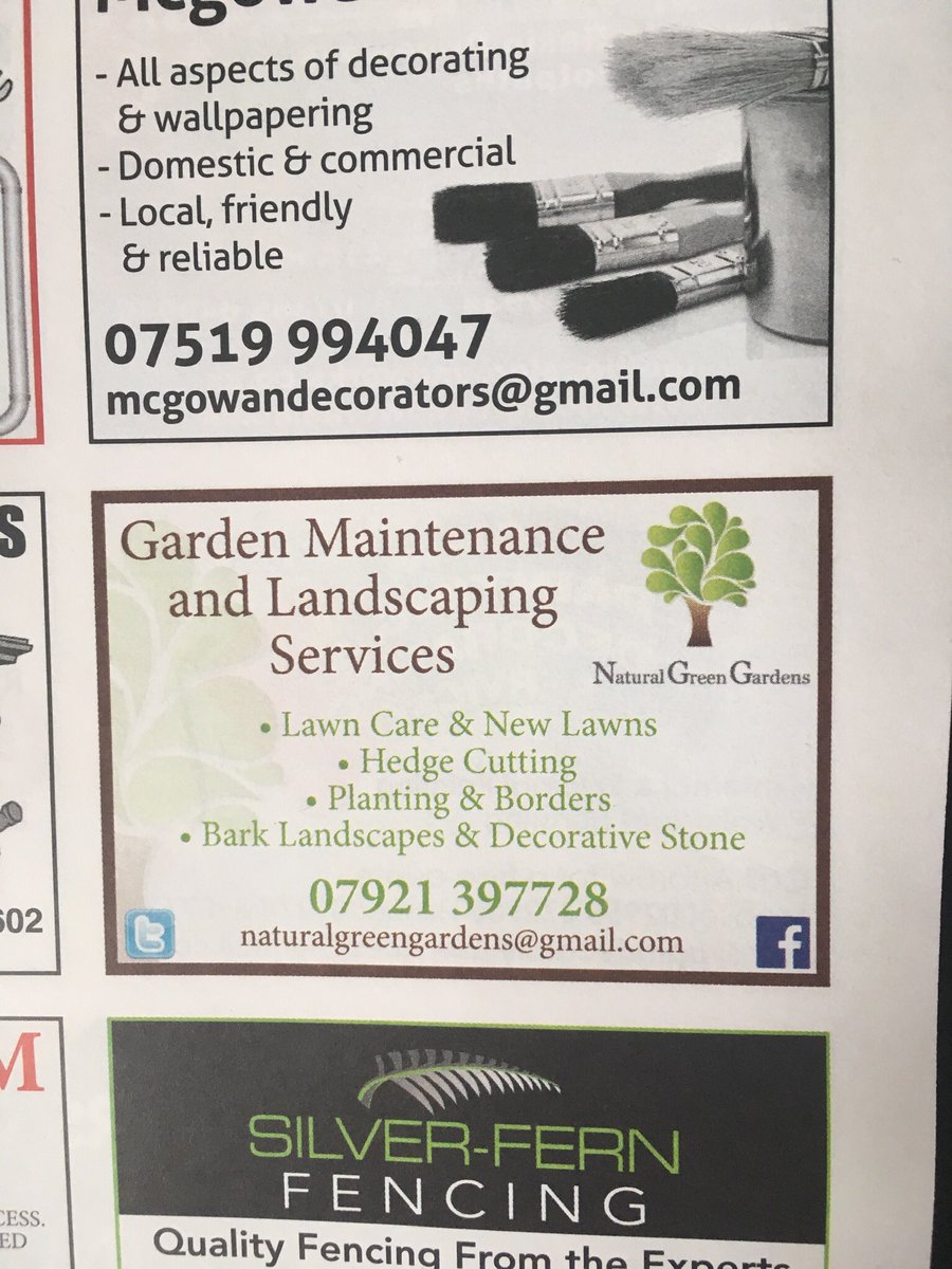 Check us out in the August edition of <a href="/onyourdoorstep/">On Your Doorstep</a> for #Yeadon #Horsforth and surrounding areas #onyourdoorstep #gardenmaintenance #leeds