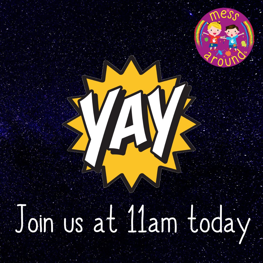 Join us today at 11am on Facebook or Youtube for our  Messy Hatter's Mess Party! We can't wait to see you all.