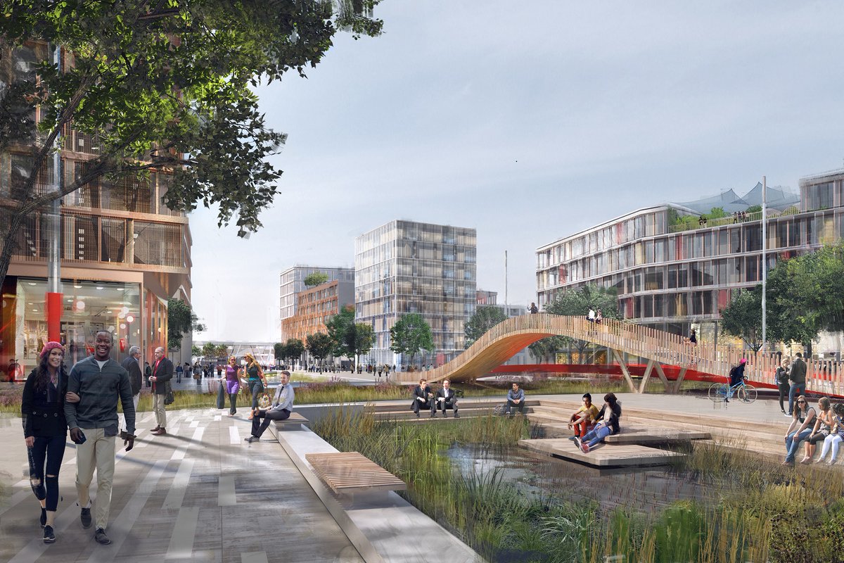 The development has the potential to support up to 6,000 jobs, as well as becoming a sustainable  transport hub, helping people access other employment opportunities across South Wales and beyond.