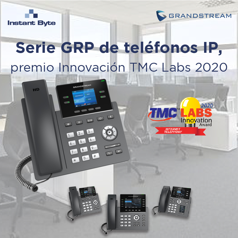 La serie GRP de <a href="/GrandstreamNet/">Grandstream Networks</a> ha sido galardonada con el Premio a la Innovación por TCM Labs 2020, que reconoce a los mejores y más exclusivos productos y servicios de la industria de la telefonía IP.

Toda la info: lnkd.in/ejChCq9

#grandstream #VoIP <a href="/Grandstream_esp/">Grandstream España</a>