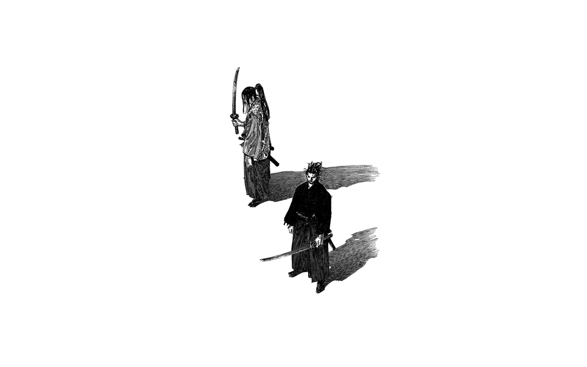 4. Kojiro and Musashi from Vagabond