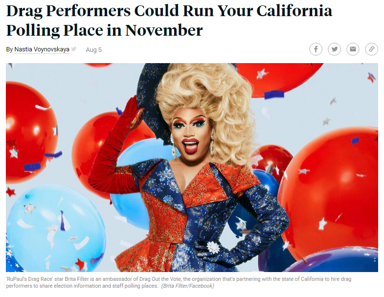 50YearsOfFab's tweet photo. "Drag has always been a political art form." π https://t.co/luBSJmpQwR via @KQEDarts #drag #dragmatters #Election2020 https://t.co/CmQWPV9BrS