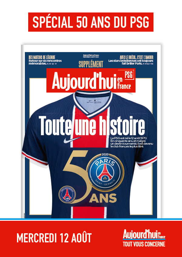 Echos_Parisien's tweet photo. ⚽️ Demain, @le_Parisien célèbre les 50 ans du @PSG_inside dans un supplément exclusif. 
Interviews, chiffres clés, portraits : 8 pages pour revivre l’Histoire du club parisien qui aura, demain soir, une chance unique de continuer l’aventure dans la #LDC2020.

#ATAPSG #PSG https://t.co/hNdqtTEMLu