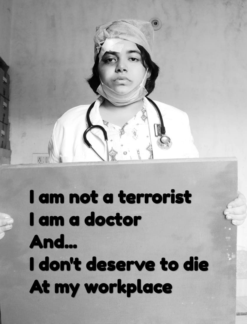 SonalikaPanda3's tweet photo. #medicosstandunited #doctorslifematters #stopviolenceagainstdoctors
@spbalangir @collectorbalangir @cmoodisha @governorodisha

Formulation of legal provisions and standards to ensure the safety of health workers is the need of the hour.
Thank you. https://t.co/d3ClBAc4tD