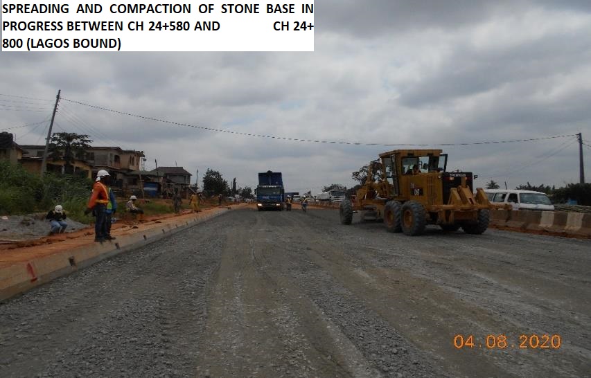 trafficbutter's tweet photo. VIA @@FMWHNIG: #FGAtWORK… Next Level Agenda: Weekly Progress Report for the Week Ending 8th August, 2020, Rehabilitation of Lagos-Otta-Abeokuta Road in Lagos and Ogun States, Section II: Otta-Abeokuta. https://t.co/FFTPbVVcWj