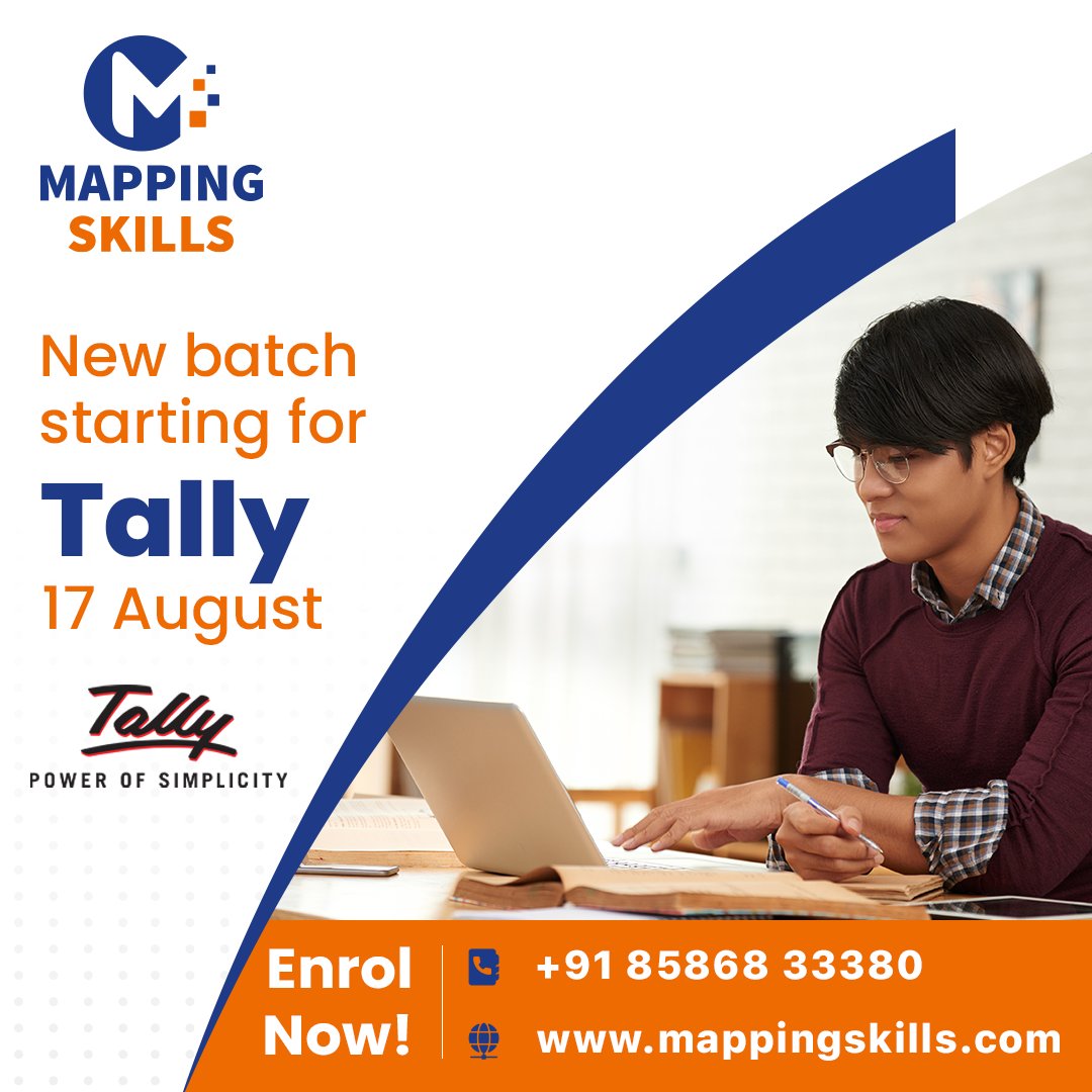 For more info call us on:
Call or Whatsapp: +91-8586833380

#Newbatch #tally #AdvancedExcel #mis #mappingskills #greaternoida #corporateperson #tallybarber #training #classes’ #course #onlinetraining #batchstarting #mappingskills #softwaretraining #tallytraining