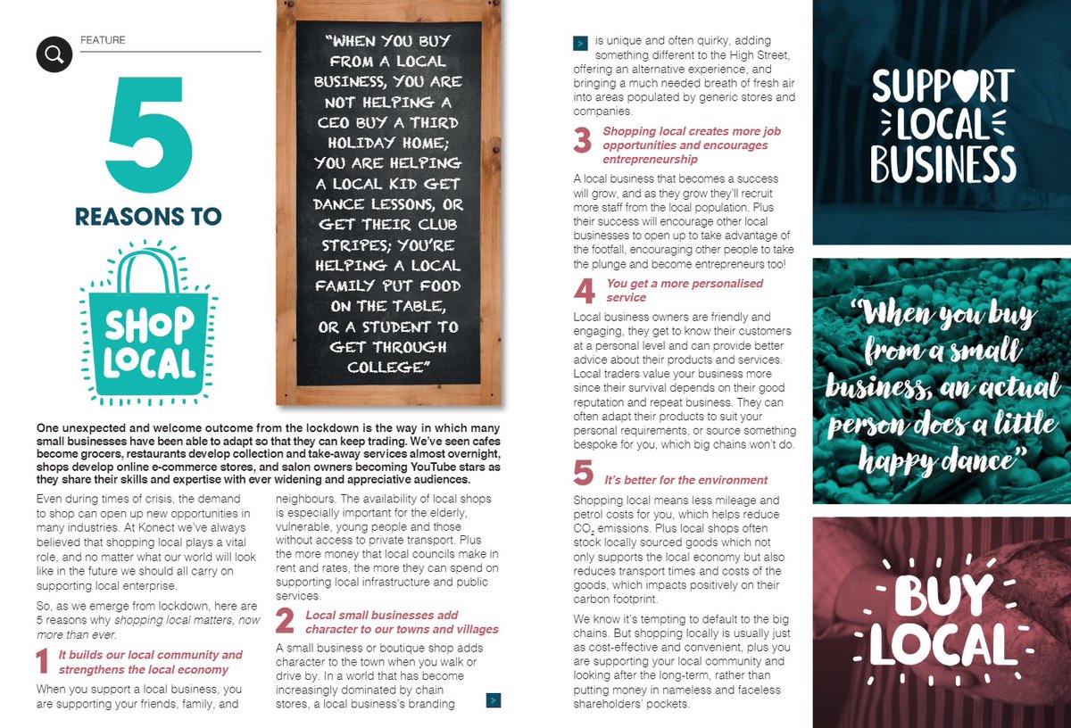 It's Day 2 of #ShopLocalWeek. Which wonderful local independent businesses have you been into or called today? Tag them in a comment for a shout out!