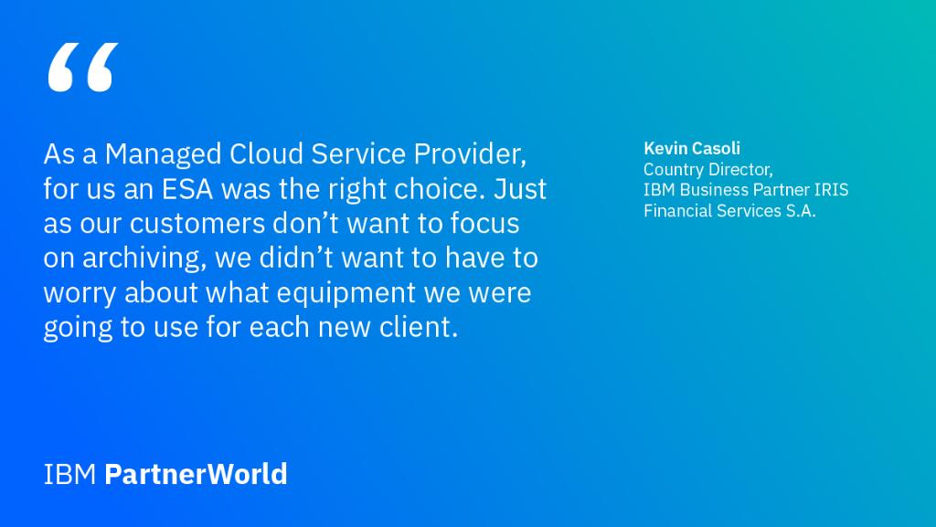 IBMPartners's tweet image. To help local businesses easily manage the compliance requirements for financial data, leveraging IBM #ESA IBM Partner @IRIS_ProSol launched a legal archiving platform that helps simplify compliance efforts. ibm.co/3acBKVd #BuildWithIBM ibm.co/30rCjHl