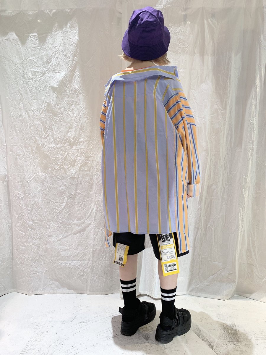 rovtski_mozo's tweet photo. お買い得アイテムで
スタッフコーディネート！

〈着用アイテム〉
・2TONE STRIPE PATCHシャツ
10,800⇒9,800 円
・BEAR TEE
2,900円
・DENIM 5PKT PATCHショーツ
5,900⇒2,750円

🎃MGO社長くんの直売所
https://t.co/LSA8ETRABQ https://t.co/k1L6VMlNyx
