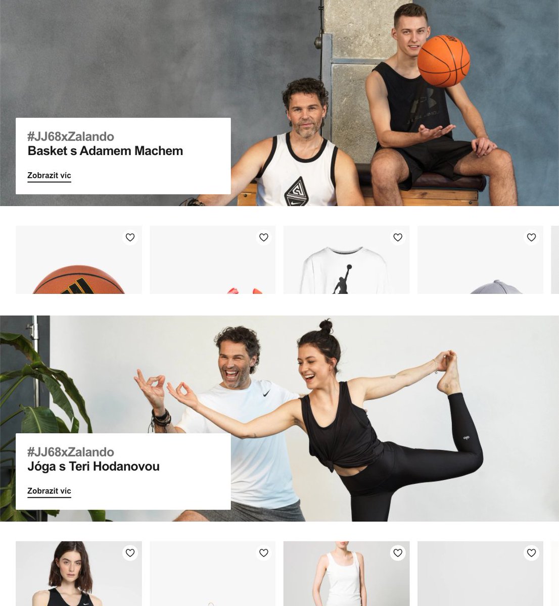 Pokud máte větší rozlišení, na Zalando si teď můžete zahrát "Najdi Jardu" :)