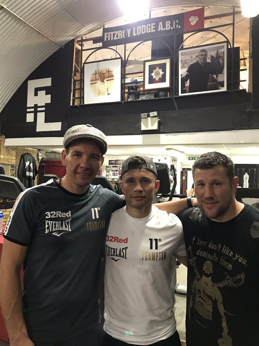 Nice visit to <a href="/FitzroyLodge/">Fitzroy Lodge</a> this morning with <a href="/RealCFrampton/">Carl Frampton MBE</a> seeing <a href="/reigate_mark/">Mark Reigate</a>