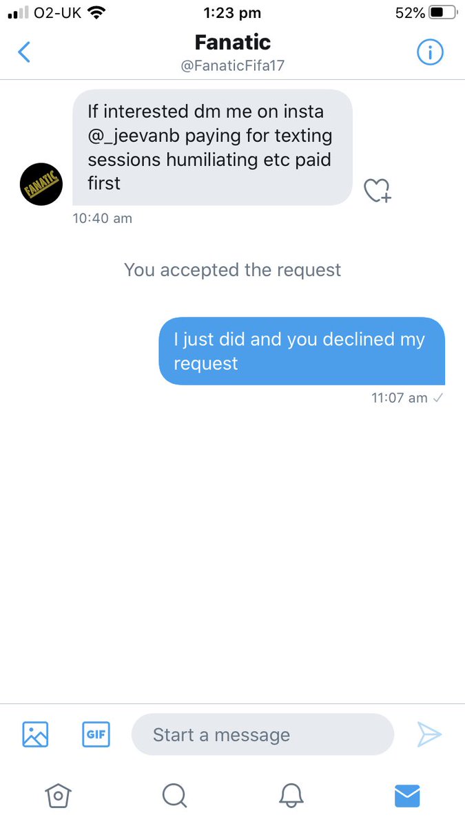 ❌ Time Waster Alert ❌

Block him ladies if you don’t want your time wasting.

<a href="/FanaticFifa17/">Fanatic</a>