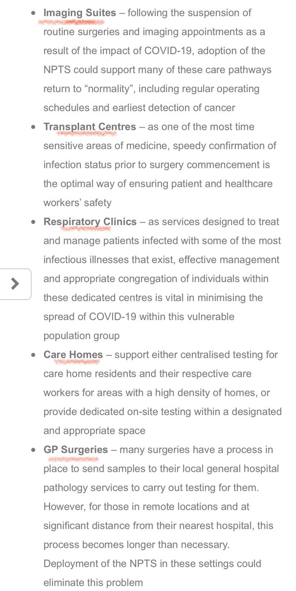  #ncyt  #novacyt  $alnovPotential places that would benefit by being able to use a Rapid 60 minute Pcr test for COVID-19.  #gamechanger
