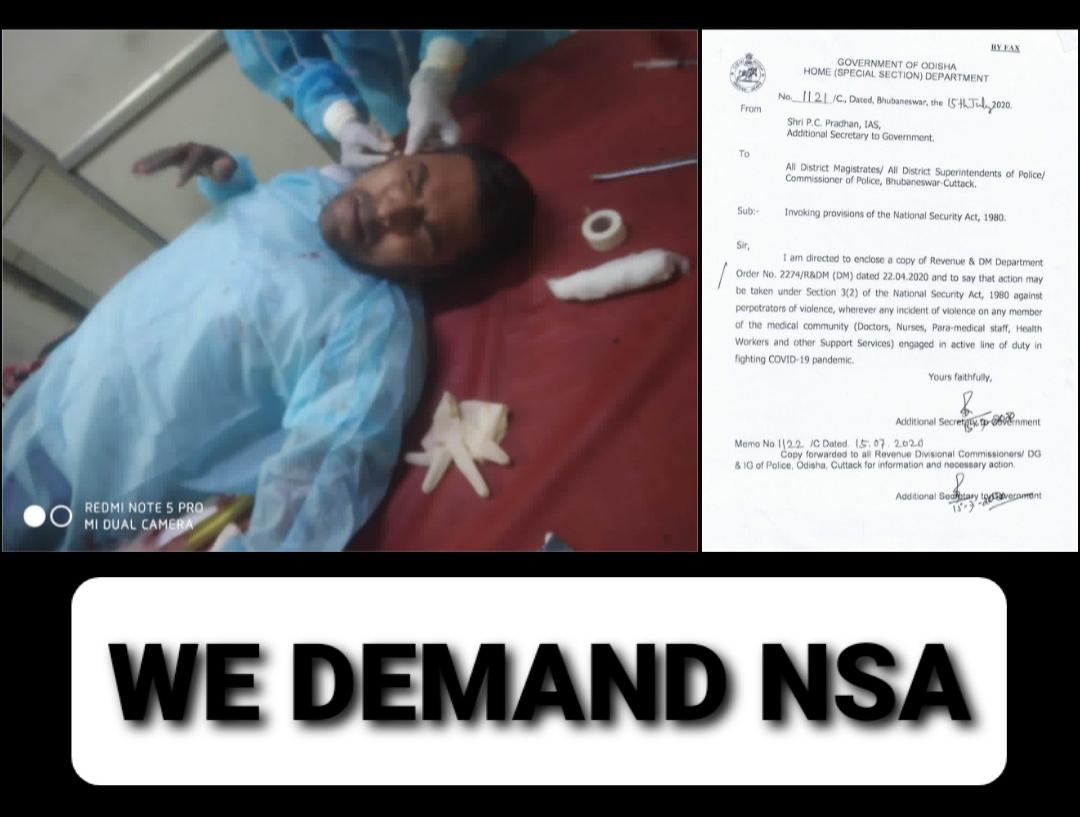 DrAshishKumarN1's tweet photo. Hands that heal shouldn't bear the burden of brutality.
We demand safety.
We want no such issues anymore.
@CMO_Odisha
@spbalangir

#JusticeforDrSimanchal 
#medicostandunited https://t.co/9N6Dv4Bb0b