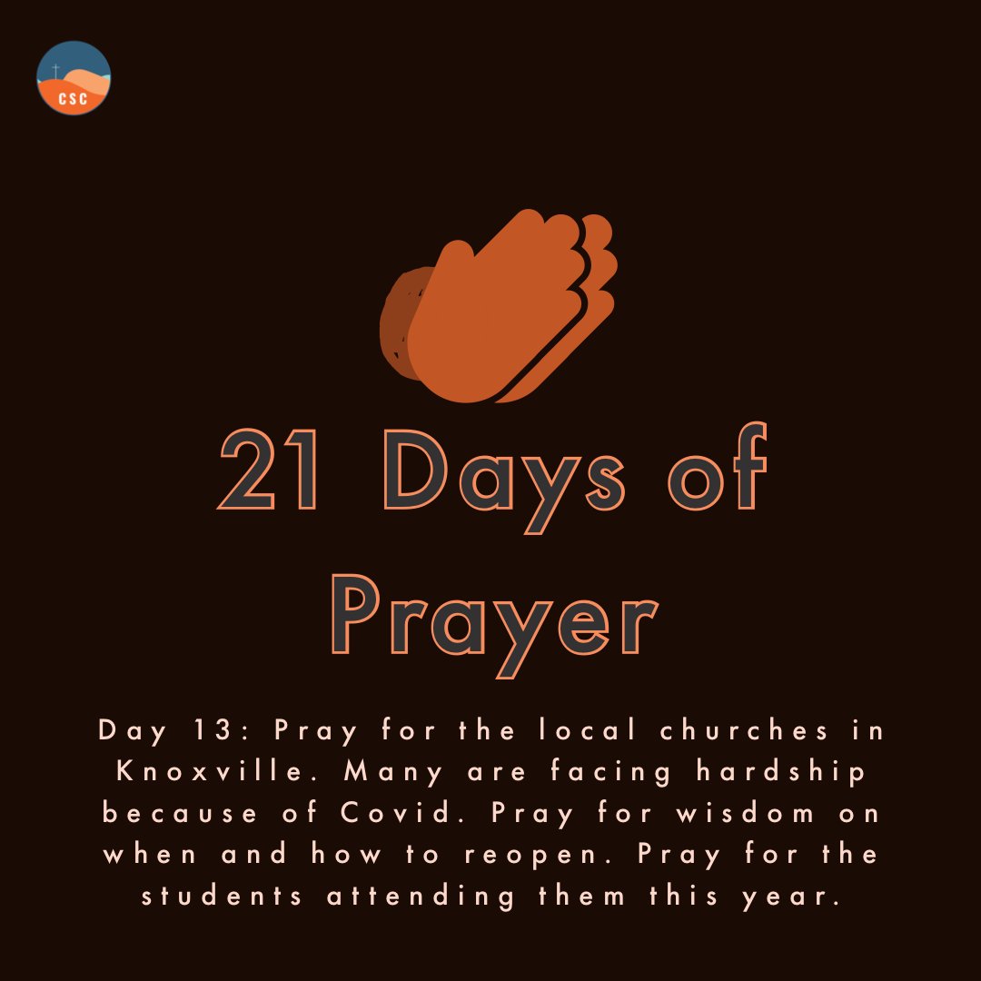 CscUtk's tweet image. Pray for the local churches here in Knoxville. Pray for wisdom as they navigate reopening and welcoming students. #utk24 #utk #utk23 #utk22 #utknoxville #knoxville