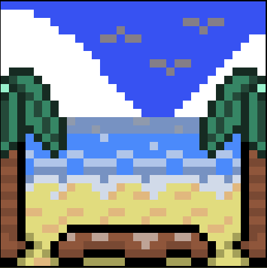 samw_writing's tweet photo. A little rest before we wake the Windfish...
32x32 @Pixel_Dailies
#pixel_dailies #pixelart #pixelartist #pixelartwork #pixelart #pixelartnewbie #TheLegendofZelda #linksawakening #beach #koholintisland #thewindfish https://t.co/8e5wRdELT7
