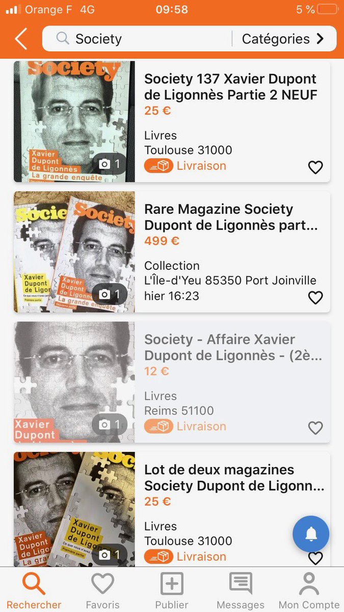 499 euros ?!!?! On a réimprimé le 2 et on réimprime en quantités énormes le 1. Ne vous laissez pas avoir, de mercredi à mardi prochain on va arroser tous les marchands de presse avec <a href="/SocietyOfficiel/">Society et Society+</a> ! A 3,90. Pas à 500 balles... deconnez pas. #jecherchesociety