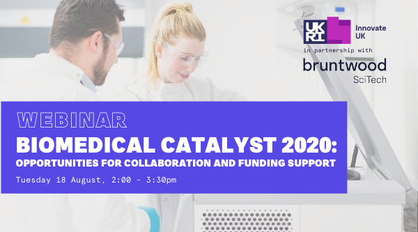 BW_SciTech's tweet photo. Have you signed up for our Biomedical Catalyst #funding webinar next week with @UKRI_News @innovateuk? ➡️ SMEs can apply for up to £30M to develop an #innovative solution to a #health challenge. Join us for tips, advice and support. 
> https://t.co/g4fhSXwOde https://t.co/QNgFmpubQ4