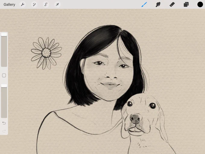 i love drawing dogs and their hoomans ❤️❤️
-
DM me if you want a commissioned illustration of you or your pet ? 