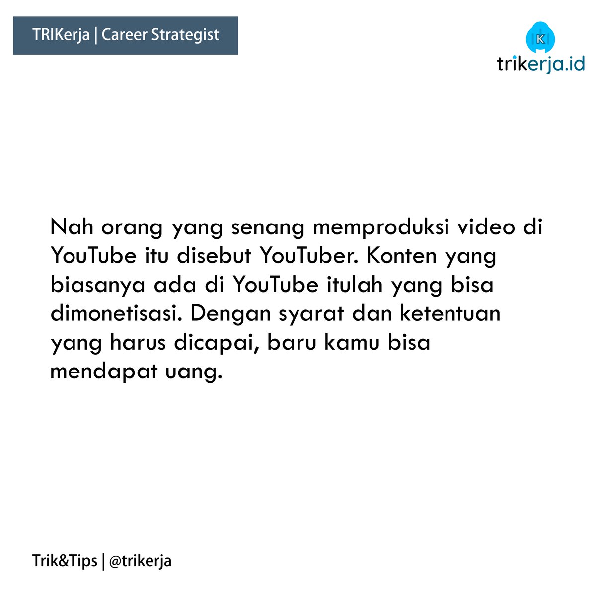 trikerja's tweet photo. ini lanjutan postingan sebelumnya yang membahas tentang pekerjaan yang cocok untuk yang suka internetan https://t.co/z9LMW2hxjY