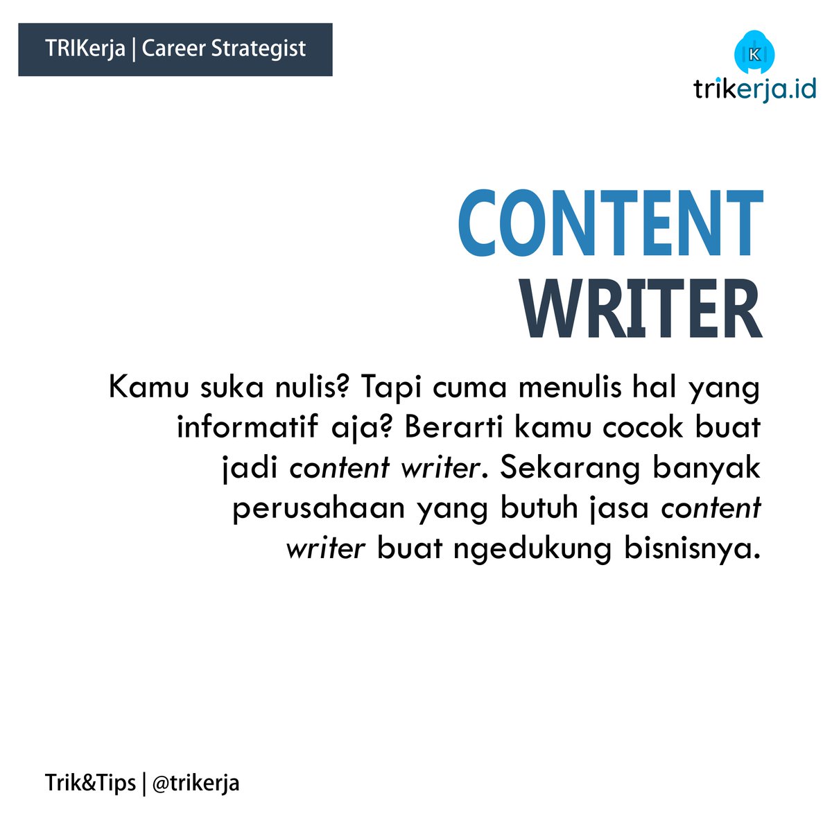 trikerja's tweet photo. ini lanjutan postingan sebelumnya yang membahas tentang pekerjaan yang cocok untuk yang suka internetan https://t.co/z9LMW2hxjY