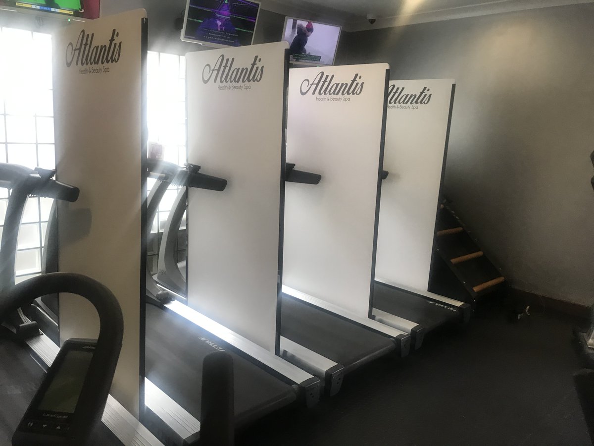 gblassociates's tweet photo. Here are some screens we’ve personalised and manufactured ready for the re-opening of Atlantis Health &amp; Beauty Spa. If your business is re-opening and you need some protective screens, please give us an email sales@gbl-associates.com #Bespoke #Sneezescreens #Acrylic https://t.co/BOP8yfJBnx