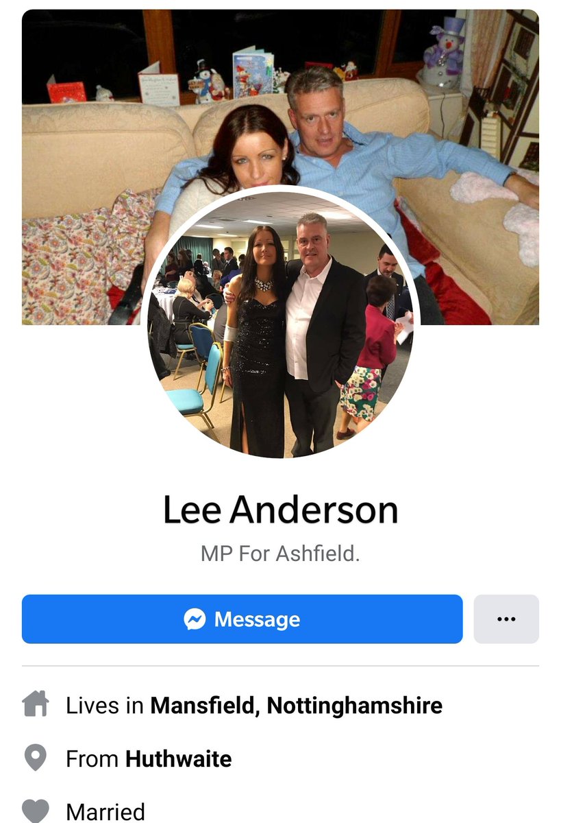 3/ For context, not just anyone can friend Lee Anderson MP on Facebook, he has to send a request himself.Therefore, he's sent requests to the very people now being racist and has said nothing after 24 hours of racism and abuse, despite being on FB since.