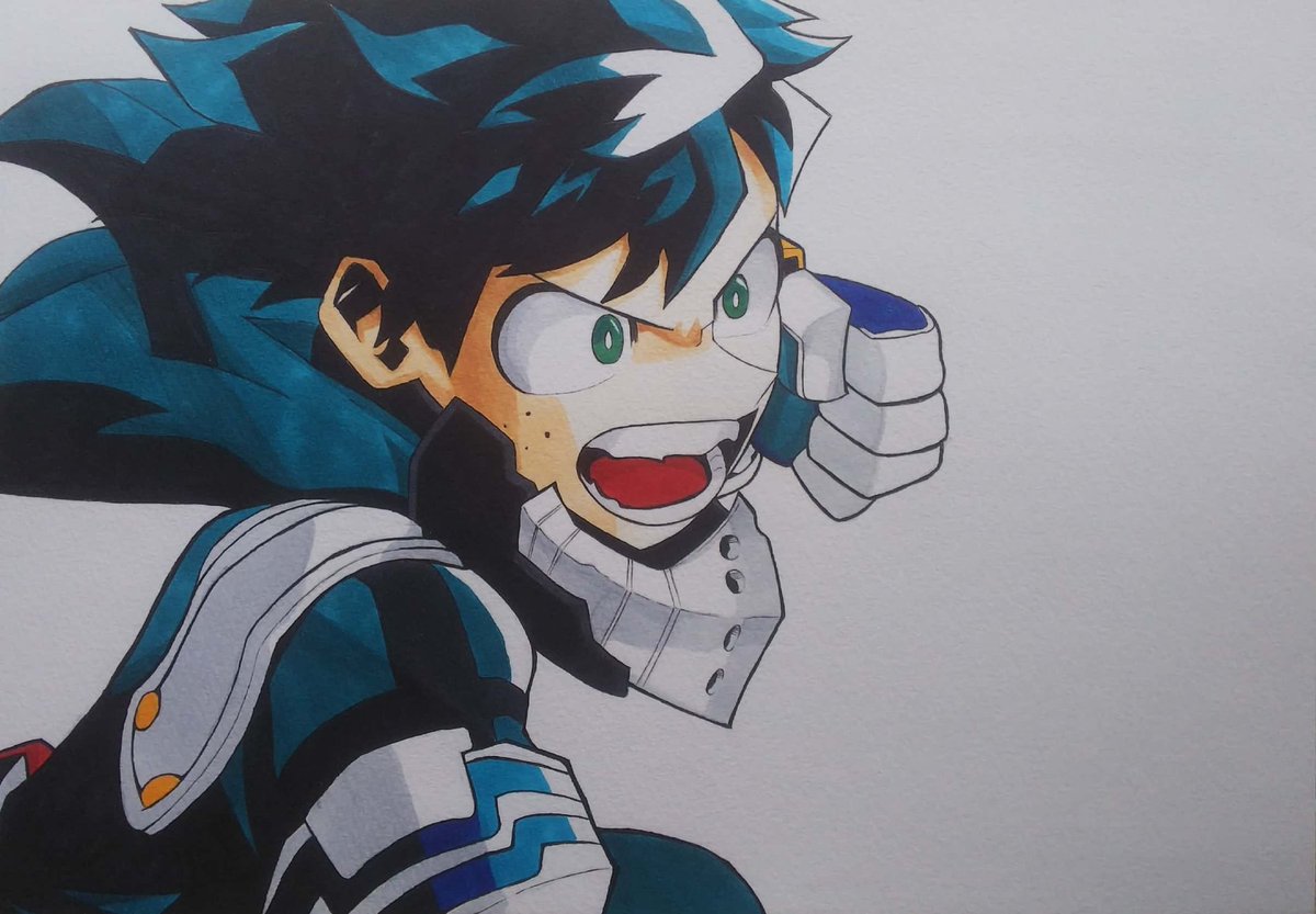 ヒロアカ Smash 僕のヒーローアカデミア 緑谷出久 模写 はるぞれのイラスト ヒロアカ Smash 僕のヒーローアカデミア 緑谷出久 模写 はるぞれのイラスト