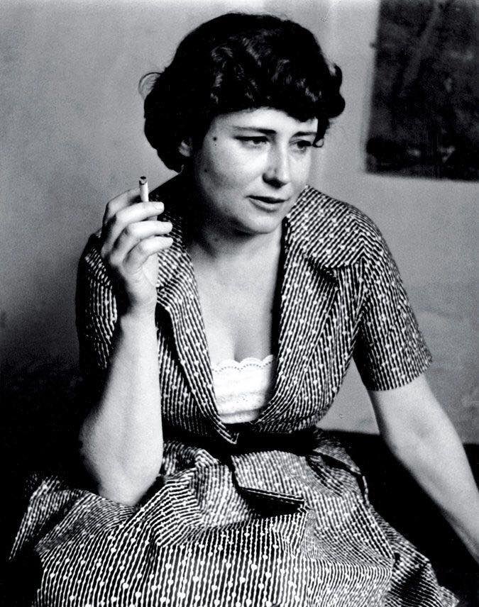 Women writers looking bored and holding a cigarette, part 40 in a series: Doris Lessing