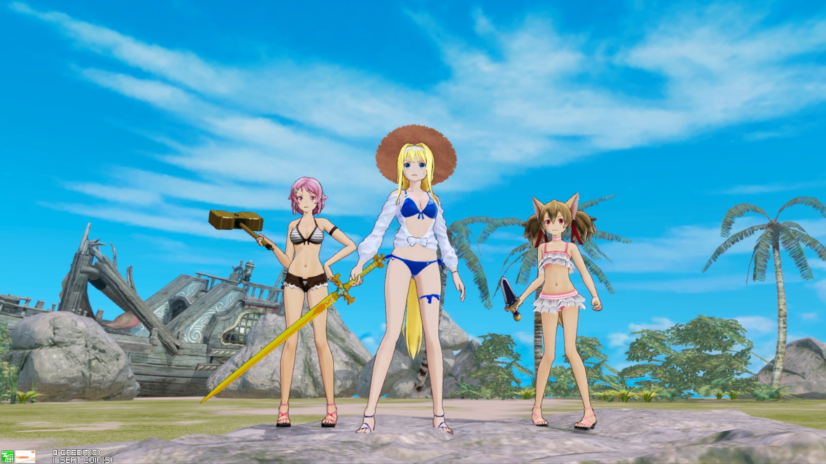 Twitter 上的 公式 ソードアート オンライン アーケード ディープ エクスプローラー 新規水着ガシャ登場キャラクター 今年はアリス リズベット シリカの三人が水着姿で登場 浅瀬で使うとパワーアップする攻撃スキルや 敵の水耐性を無視するパッシブスキル