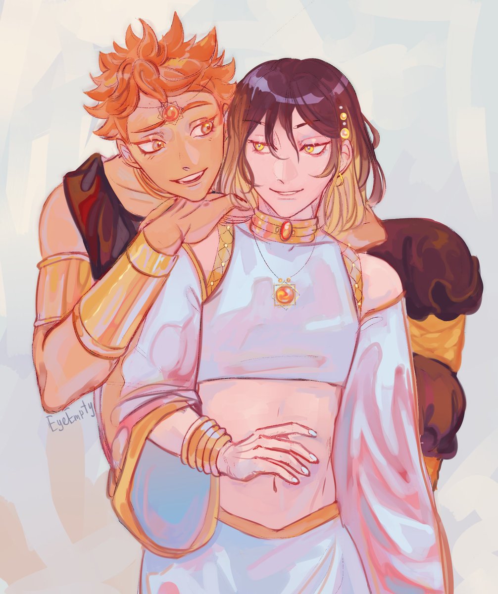 #Haikyuu #kenhina 
au! Magi: The Labyrinth of Magic