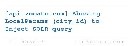 Zomato disclosed a bug submitted by <a href="/ZHacker13/">ZHacker</a>: hackerone.com/reports/953203 - Bounty: $150 #hackerone #bugbounty