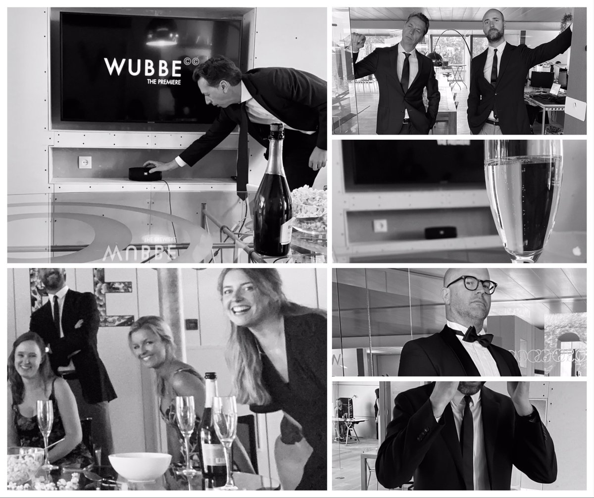 Donderdag 12.00 uur launch WUBBE-film. Gister interne voorpremière. Met bijpassende dress-code. Nu aftellen tot donderdag. Hou onze socials in de gaten!

#WUBBE #film #premiere #advertising #digital #wijzijnwubbe