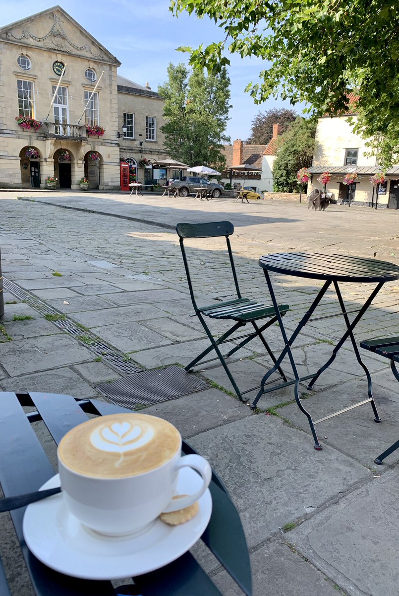 Webbers12's tweet image. Enjoying a moment of calm in Wells ☕️