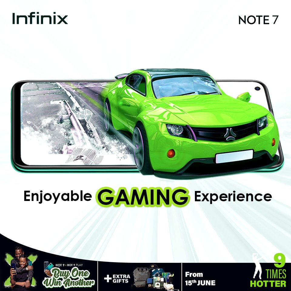 infinixrwanda's tweet photo. Thanks to #NOTE7 &amp; #NOTE7lite’s MediaTek Helio G70 processor your gaming experience is now smoother and much more enjoyable!

NOTE7 – 182,700 rwf

NOTE7 lite – 155,900 rwf 

#ExploreTheNewNOTE #GoBeyondPerformance #gaming #smartphone #technology #RwOT https://t.co/9k48zErWMJ