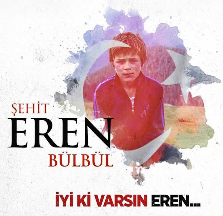 Daha 15 yaşındaydı #ErenBülbül Trabzon Maçka’da, PKK’lı teröristlerin saklandığı yeri güvenlik güçlerine gösterirken çıkan çatışmada şehit düştü. Eren’in şehadetinin üzerinden 3 yıl geçti
#iyikivarsıneren