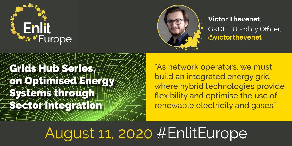 GRDF's tweet image. Today @victorthevenet EU Policy Officer #GRDF attends the @Enlit_Europe Hub Series Grids: Optimised #Energy Systems through #SmartSectorIntegration, key to a successful #EnergyTransition.

@EU_Commission  #EUGreenDeal #Sustainability #RenewableEnergy #EnlitEurope