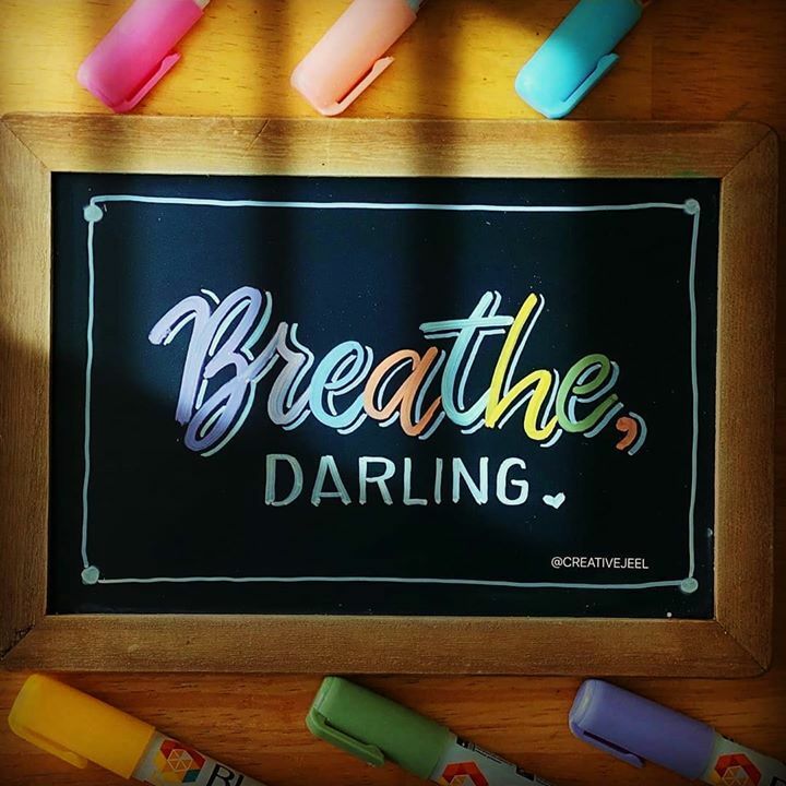 BlamiArts's tweet image. "Breathe, darling. This is just a chapter. It's not your whole story." S. C. Lourie

We all need this reminder sometimes❤️

Chalksign made by talented lettering artist @creativejeel ❤️

@blamiarts chalk markers

#blamiarts #blamichalkmarkers #chalksign #… ift.tt/2bp8vlL