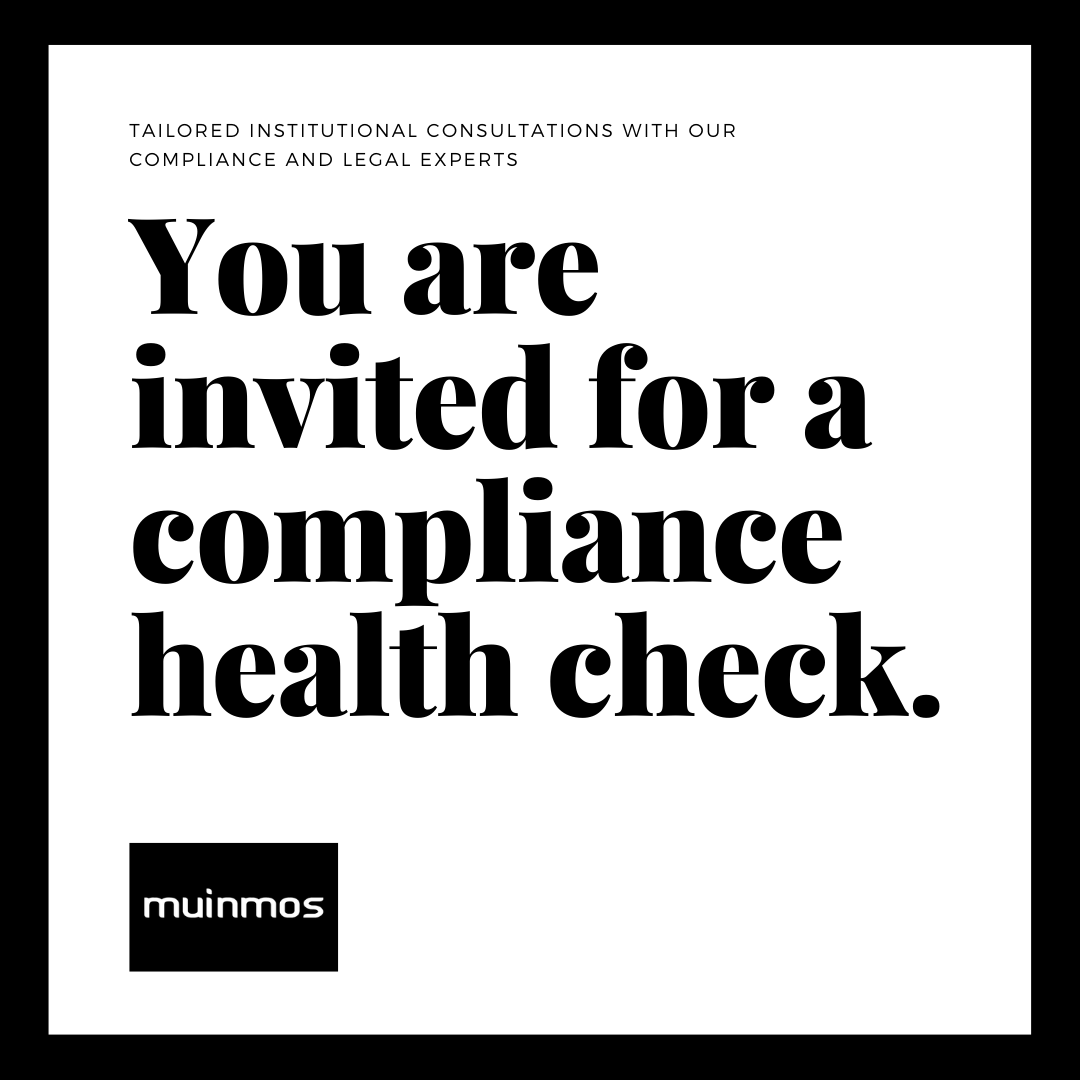 As we revel in the last brilliant days of summer,  we are inviting all financial institutions for a complimentary compliance health check especially in these months of operating under a new normal. 
Apply here: ow.ly/Hlw850AWbyR

#Muinmos #compliance #regulatory