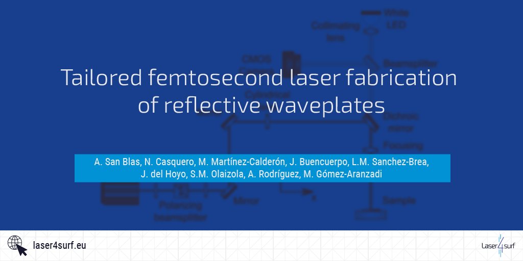 Laser4Surf's tweet photo. #scientificpaper
Tailored #femtosecond #laser fabrication of reflective #waveplates
Read the full publication here: https://t.co/Zn4QBvyVD9
@Ceit_BRTA @unav @optica_ucm
#nanostructure https://t.co/iX2klA0acO