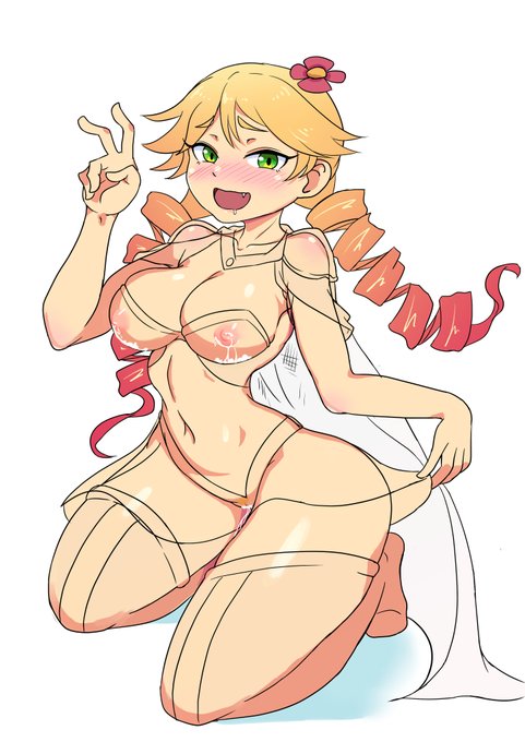 お題箱より「スケスケドリントルのマン汁と母乳が垂れてる差分もお願いします!」
https://t.co/Kj61SbMB4U 