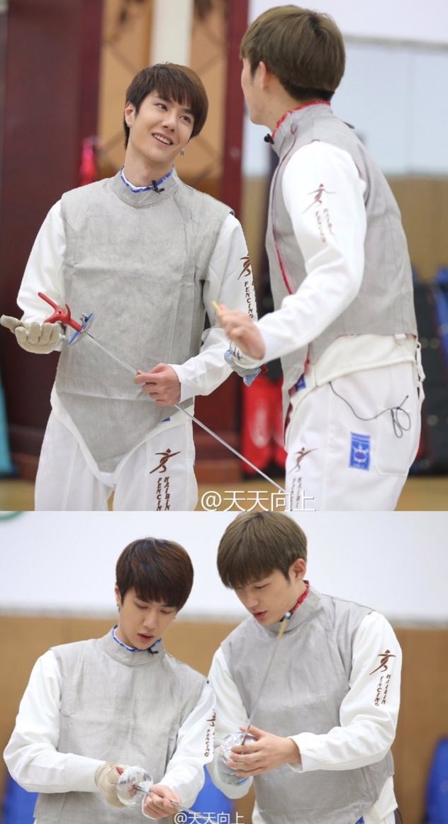32- Fencing: (TALENT)He literally just wanted to learn it to look handsome but still got praised for his fast learning! Link the full video: