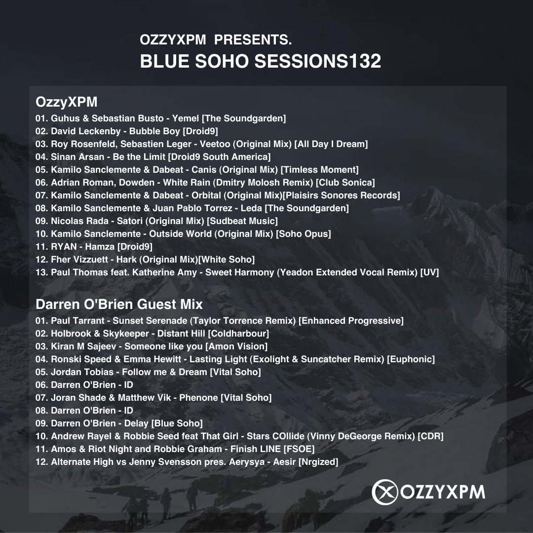 ozzyxpm's tweet photo. Brand new @BS_Sessions available now.

Featuring new tunes by: @djpaulthomas @yeadonmusic @dmitrymolosh @djleckenby @sinanarsan + a huge guestmix from @darrenobmusic 

🔗https://t.co/ZD5mQMIr16

#progressivehouse
#trance
#trancefamily https://t.co/BZHQCnppmI