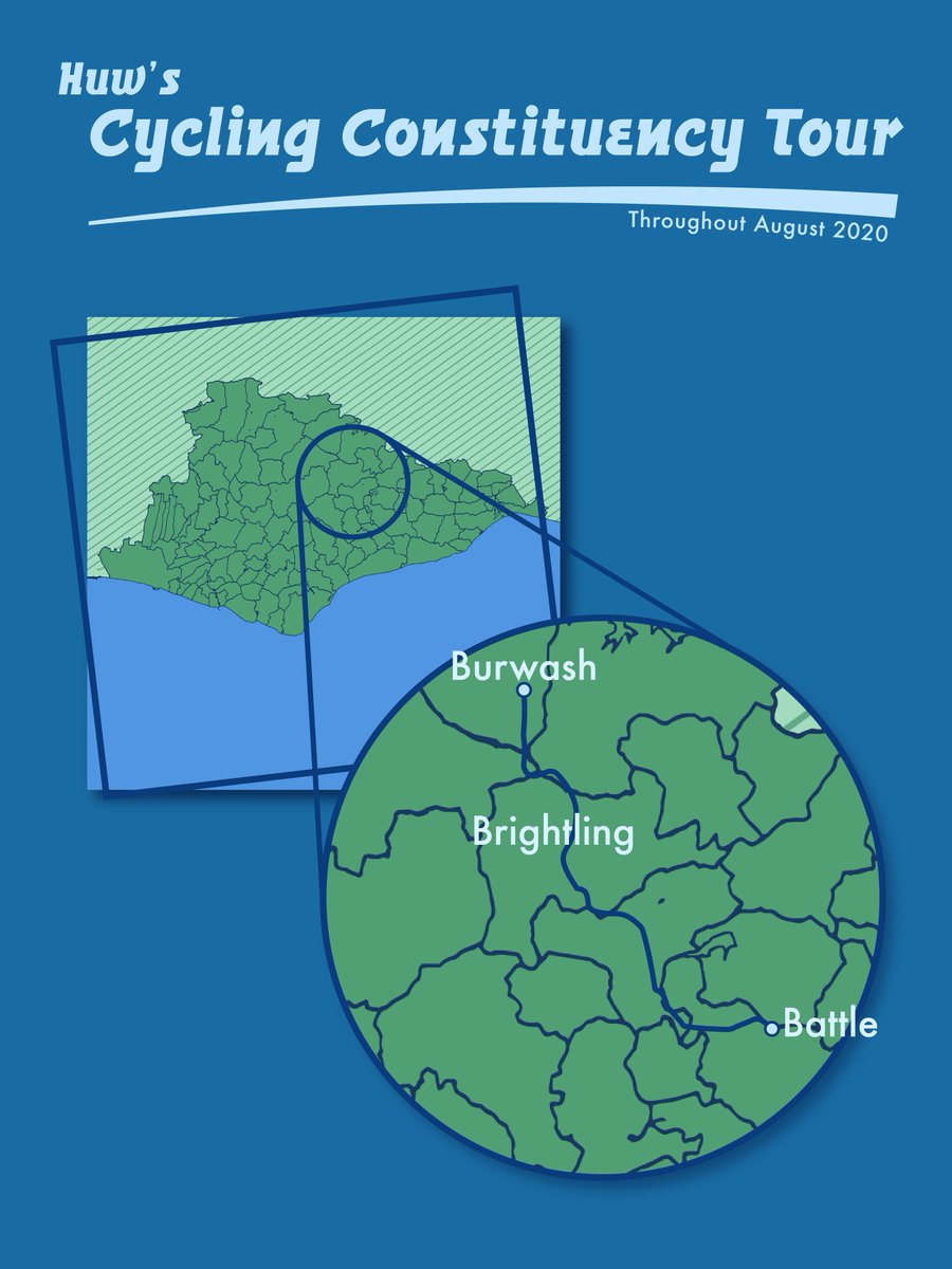 HuwMerriman's tweet photo. The first leg of my tour will encompass Burwash, Brightling and Battle. If your business is on or near to my route, why not get in touch? I'd love to stop and say hello to as many local businesses as possible along the way.
#CyclingConstituencyTour
#BigSummerCycle https://t.co/g1uL3zqoJR