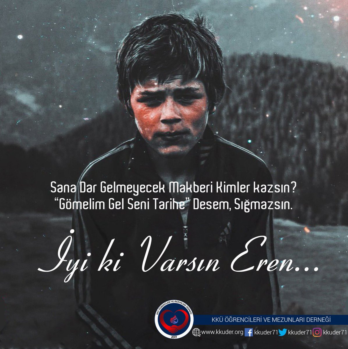 11 Ağustos 2017 tarihinde Trabzon'un Maçka ilçesi kırsalında bölücü terör örgütü PKK'nın hain saldırısında şehit olan Eren Bülbül'ü rahmet ve dualarla anıyoruz. #iyikivarsınEren