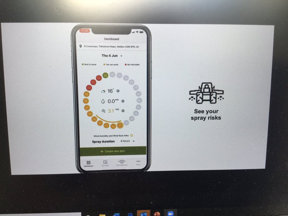 <a href="/welby_mike/">Mike Welby</a> @SyngentaCropsUK talking us through the brilliant spray assist app from Syngenta! Worth a 👀 #SprayAssist #PlanningForTheFuture #NewTechnology #agtech